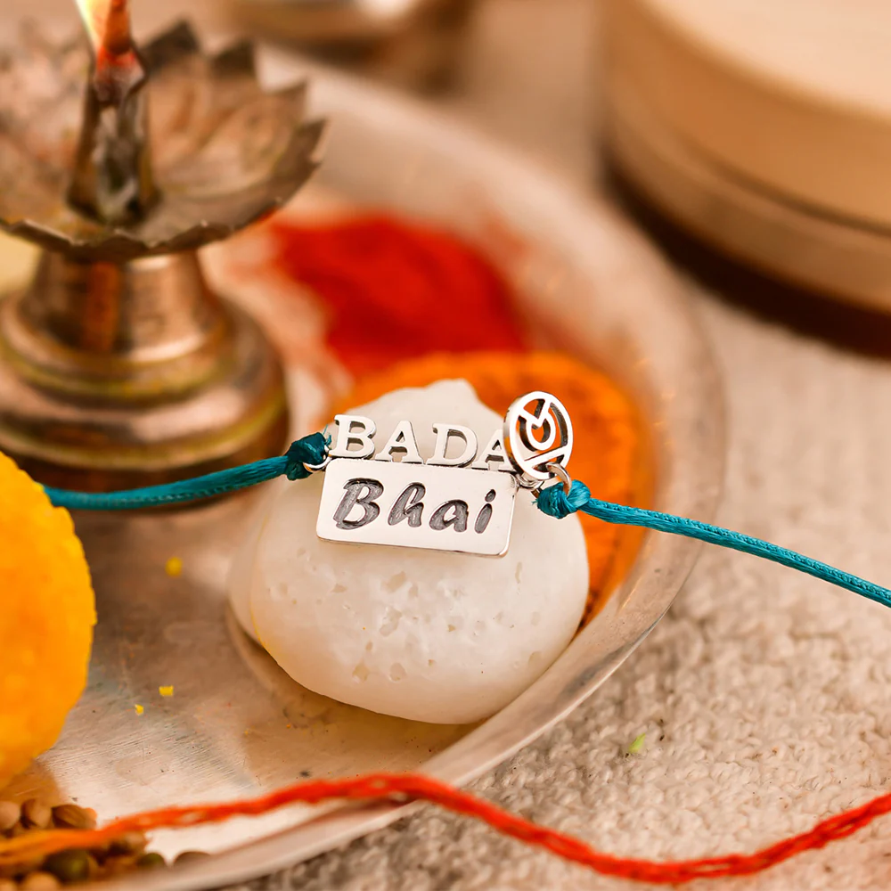 Silver Rakhi Design