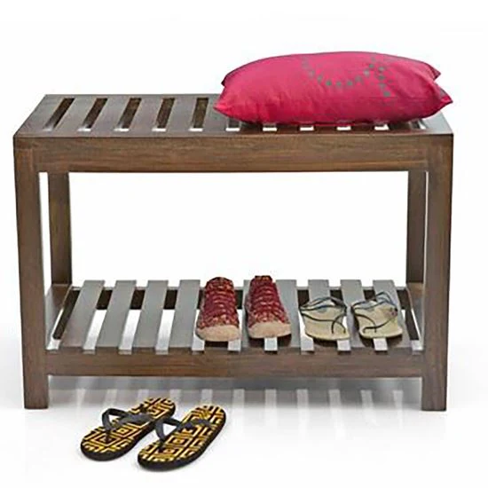 Wooden Chappal Stand