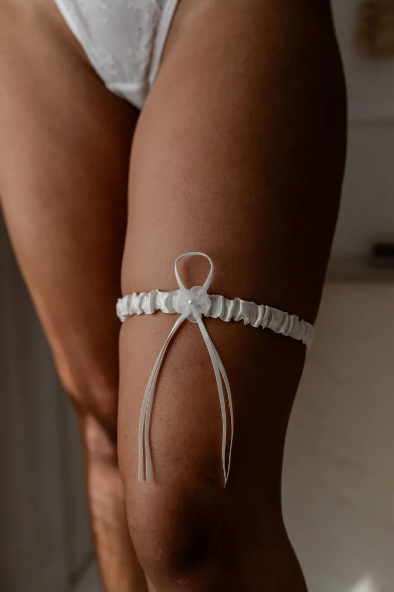 Garter thigh highs